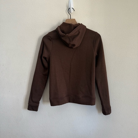 NOBULL Performance Brown Fleece Pullover Hoodie Size XS - Picture 6 of 6
